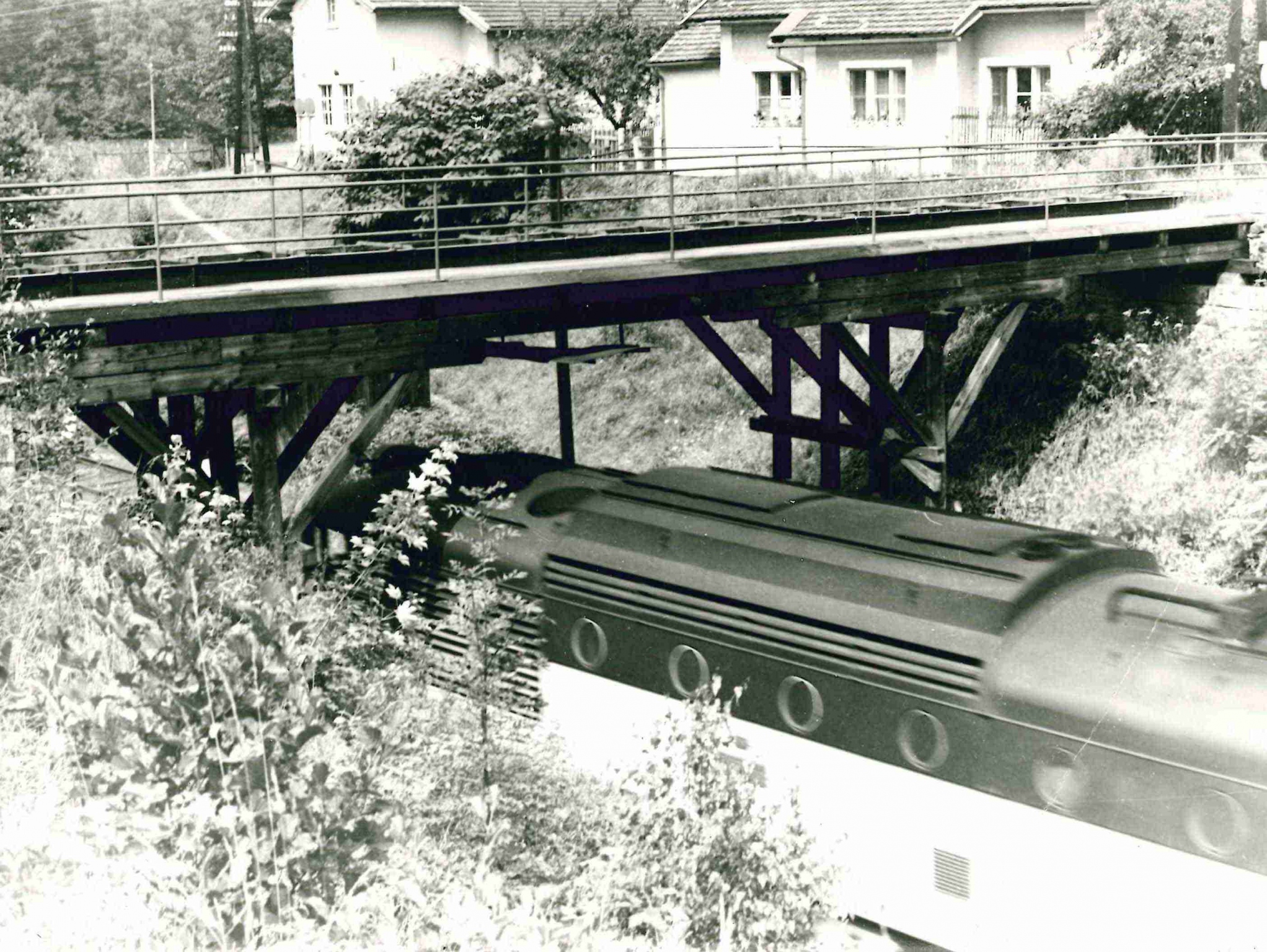 původni akvadukt Na Hadrovci. foto: archiv mesta Domazlice