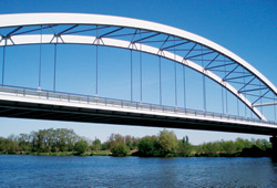 Nový most směrem na Lysou nad Labem