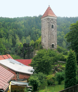 Románská věž v Nejdku